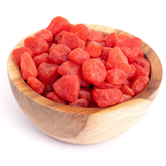 Dried natural strawberries