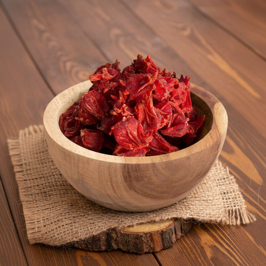 Dried hibiscus flower